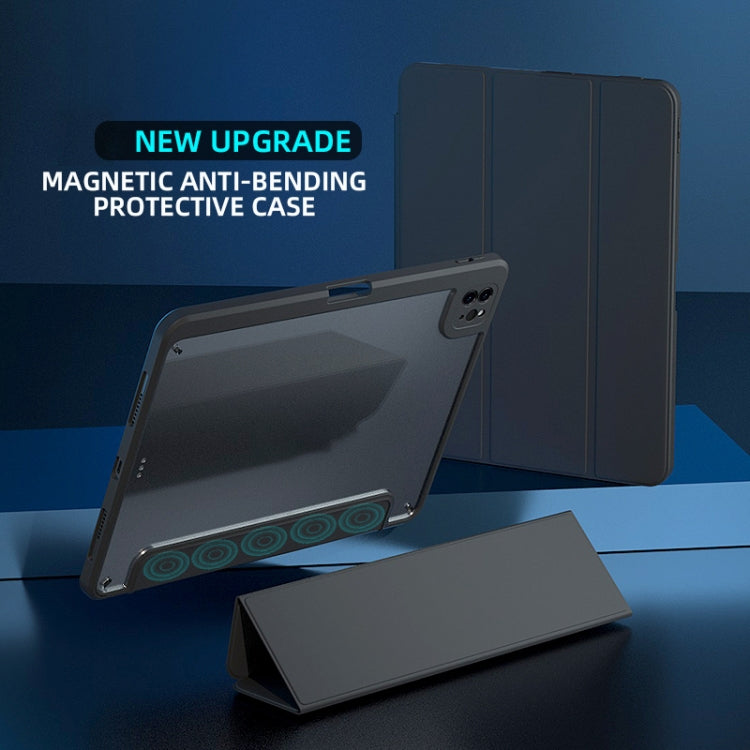 Custodia tablet in pelle crosta con chiusura magnetica per iPad