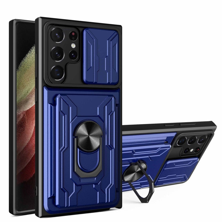 Custodia per telefono con scheda Camshield scorrevole, For Samsung Galaxy S22 Ultra 5G