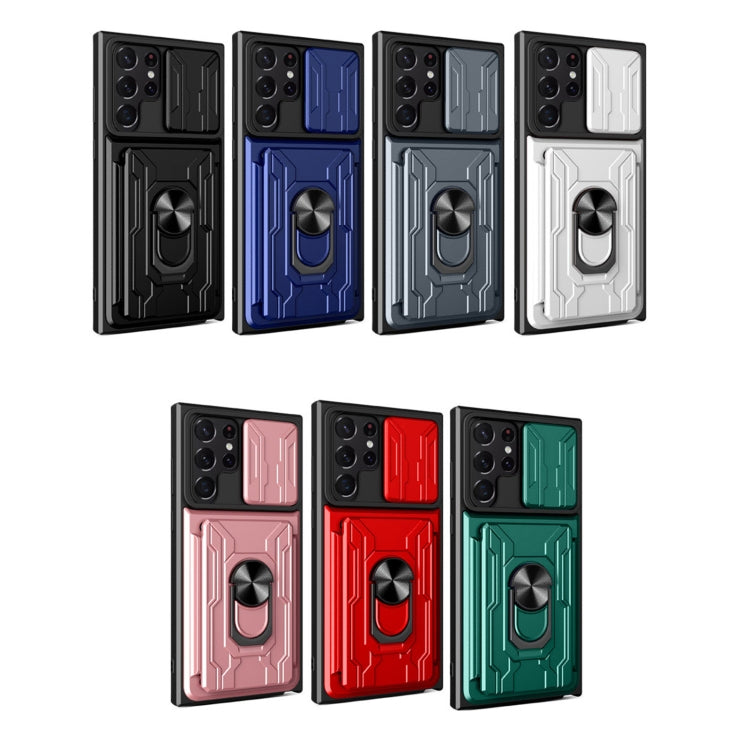 Custodia per telefono con scheda Camshield scorrevole, For Samsung Galaxy S22 Ultra 5G