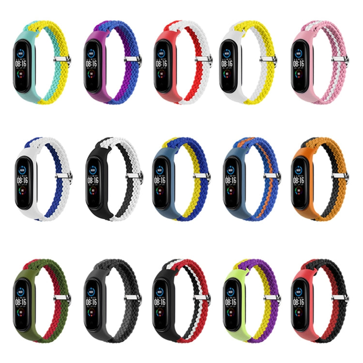 Cinturino intrecciato a strisce, For Xiaomi Mi Band 6 / 5