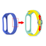 Cinturino intrecciato a strisce, For Xiaomi Mi Band 4 / 3