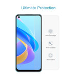 10 pellicole in vetro temperato da 0,26 mm 9H 2,5D, For OPPO A76 (10 PCS)