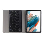Custodia in pelle per tastiera Bluetooth A08B con supporto e slot per penna in TPU, For Samsung Galaxy Tab A8 10.5 2021 SM-X205 / SM-X200, For Samsung Galaxy Tab S8 11 inch SM-X700 / SM-X706