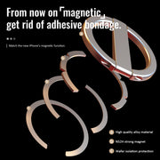 R-JUST SJ20 Supporto per telefono con adesivo posteriore magnetico per iPhone serie 12 e 13, SJ20