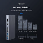 Docking station ORICO CDH-9N USB-C con HDMI 4K 60Hz