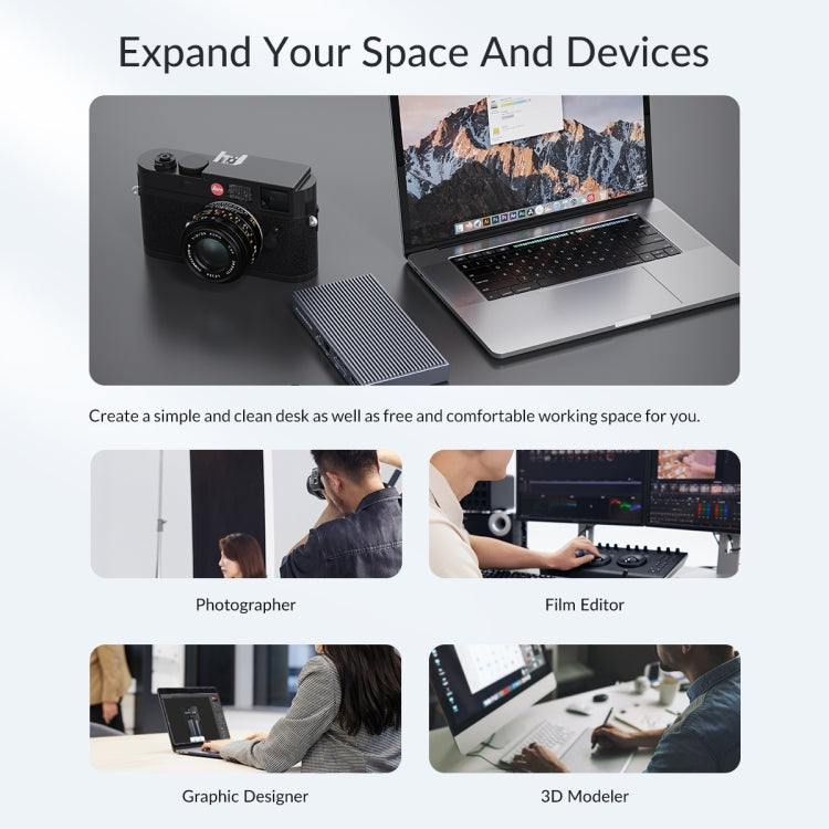 ORICO TB3-S2 Thunderbolt 3 M.2 Docking station a doppio alloggiamento, TB3-S2