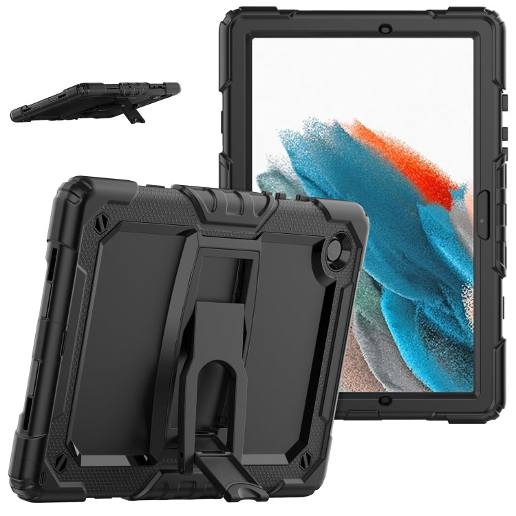 Custodia protettiva antiurto in silicone nero + tablet PC, For Samsung Galaxy Tab A8 10.5 2021
