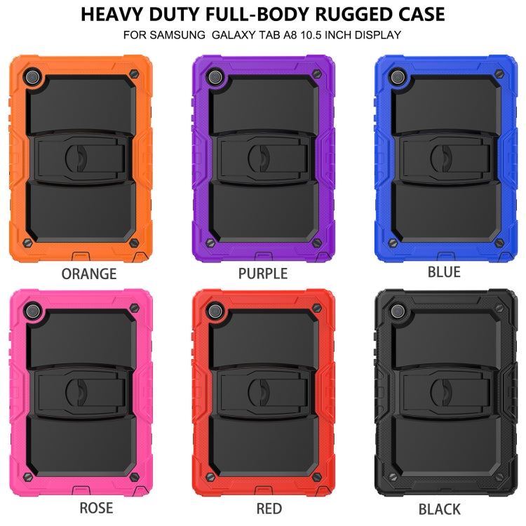 Custodia protettiva antiurto in silicone nero + tablet PC, For Samsung Galaxy Tab A8 10.5 2021