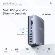 Docking station ORICO TB3-S3 Thunderbolt 3, TB3-S3