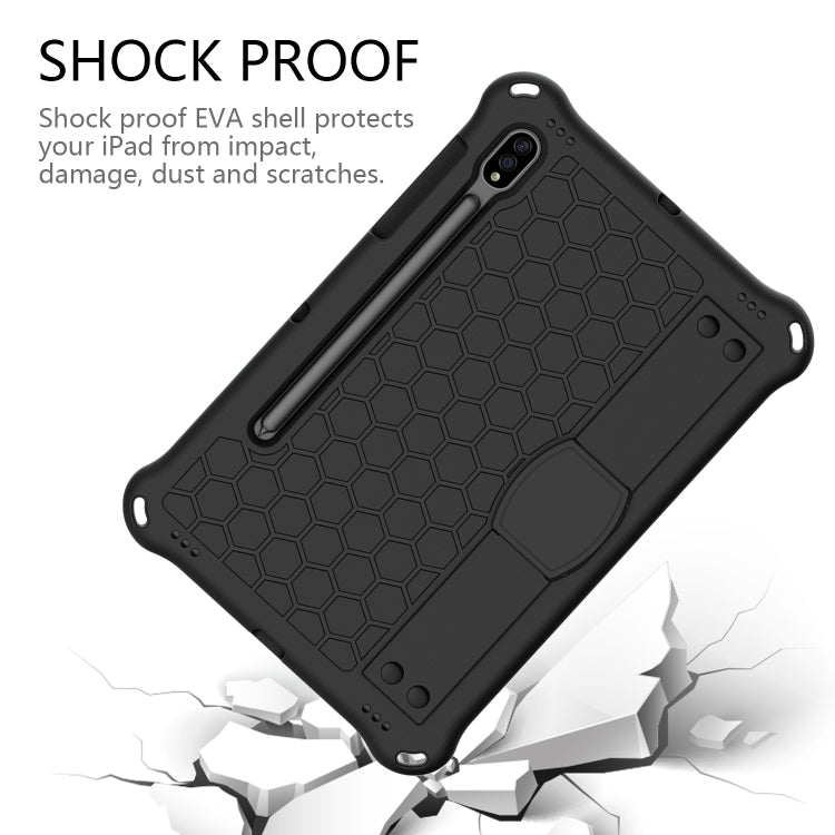 Design a nido d'ape EVA + custodia per tablet PC con cinturino, For Samsung Galaxy Tab S8 / Tab S7