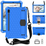 Design a nido d'ape EVA + custodia per tablet PC con cinturino, For Samsung Galaxy Tab S8 / Tab S7