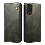 Custodia per telefono in pelle con trama di cavallo pazzo in cera d'olio, For Xiaomi Redmi Note 11S / Note 11 Foreign Version