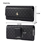 Custodia per telefono appesa in vita con texture a scacchi, For Samsung Galaxy Z Fold3 5G