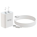 IVON AD-33 caricatore da viaggio USB 2,1A con cavi 1m