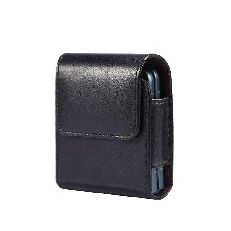 Custodia per cellulare da appendere in vera pelle, For Huawei P50 Pocket