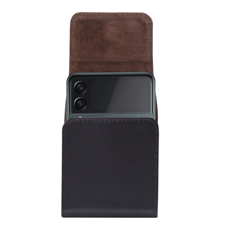 Custodia per cellulare da appendere in vera pelle, For Huawei P50 Pocket