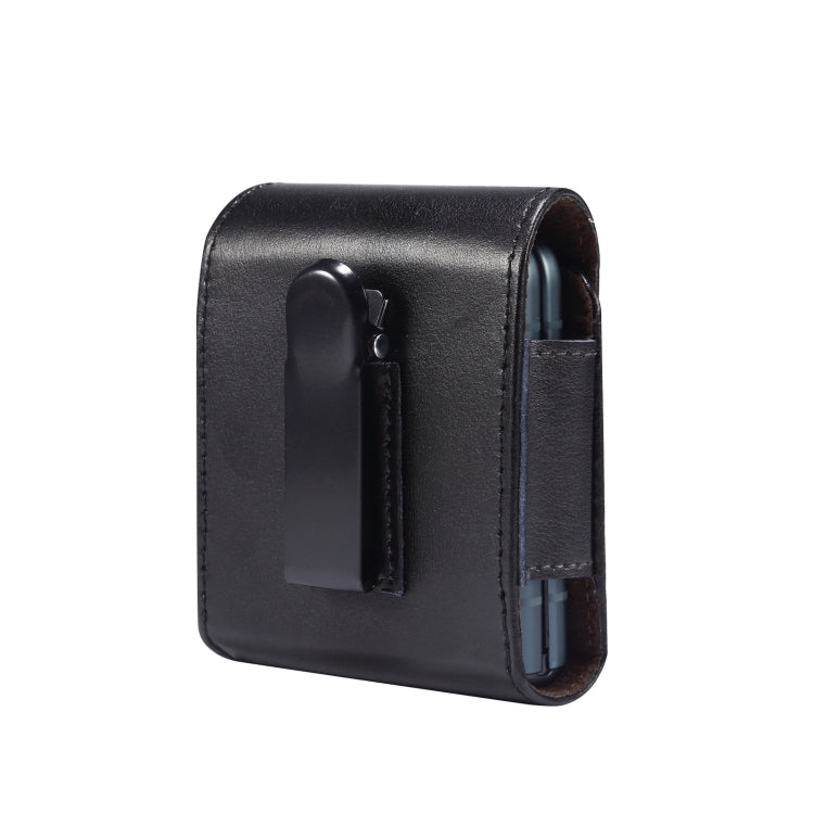 Custodia per cellulare da appendere in vera pelle, For Huawei P50 Pocket