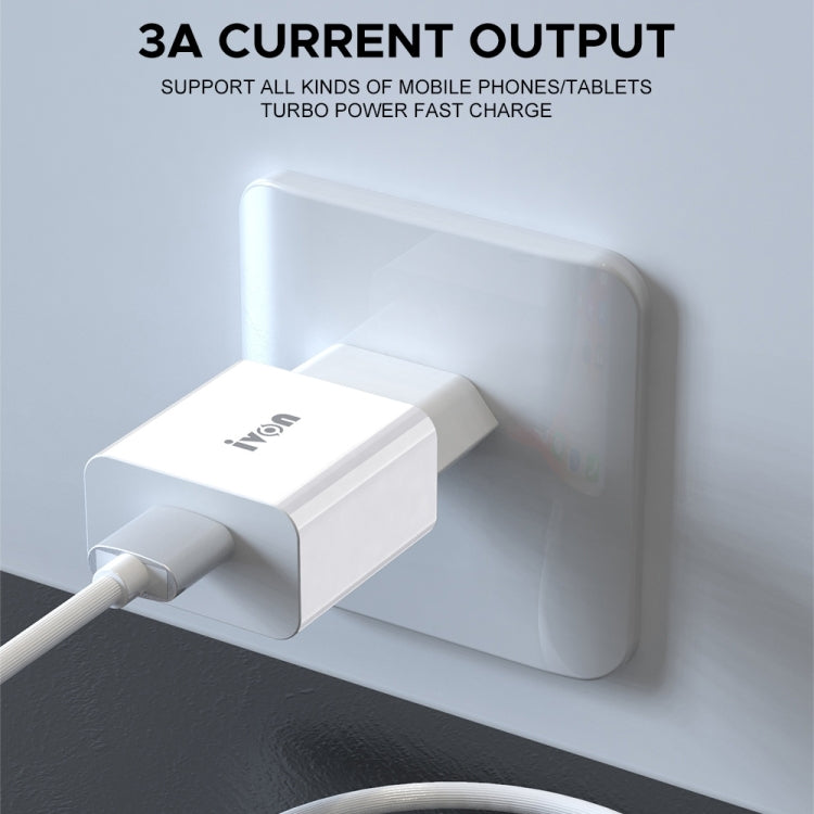 Caricabatterie 18W QC3.0 con cavo Micro USB 1 m