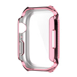 Trapano Cintura Rombo + Custodia Integrata Pellicola Temperata, For Apple Watch Series 9 / 8 / 7 41mm, For Apple Watch Series 9 / 8 / 7 45mm