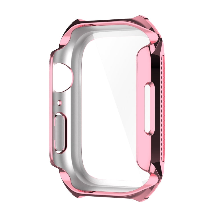 Trapano Cintura Rombo + Custodia Integrata Pellicola Temperata, For Apple Watch Series 9 / 8 / 7 41mm, For Apple Watch Series 9 / 8 / 7 45mm