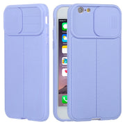 Custodia protettiva per telefono in TPU con camshield scorrevole Litchi Texture, For iPhone 6, For iPhone 6 Plus, For iPhone 8 Plus & 7 Plus, For iPhone XS Max