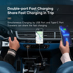 Caricabatteria da auto a doppia porta ROCK H16 PD 72W Type-C / USB-C + USB, H16