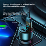 Caricabatteria da auto a doppia porta ROCK H16 PD 72W Type-C / USB-C + USB, H16