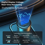 Caricabatteria da auto a doppia porta ROCK H16 PD 72W Type-C / USB-C + USB, H16