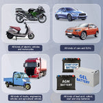 Tester batteria auto FOXSUR FBT200 12V / 24V, FBT200