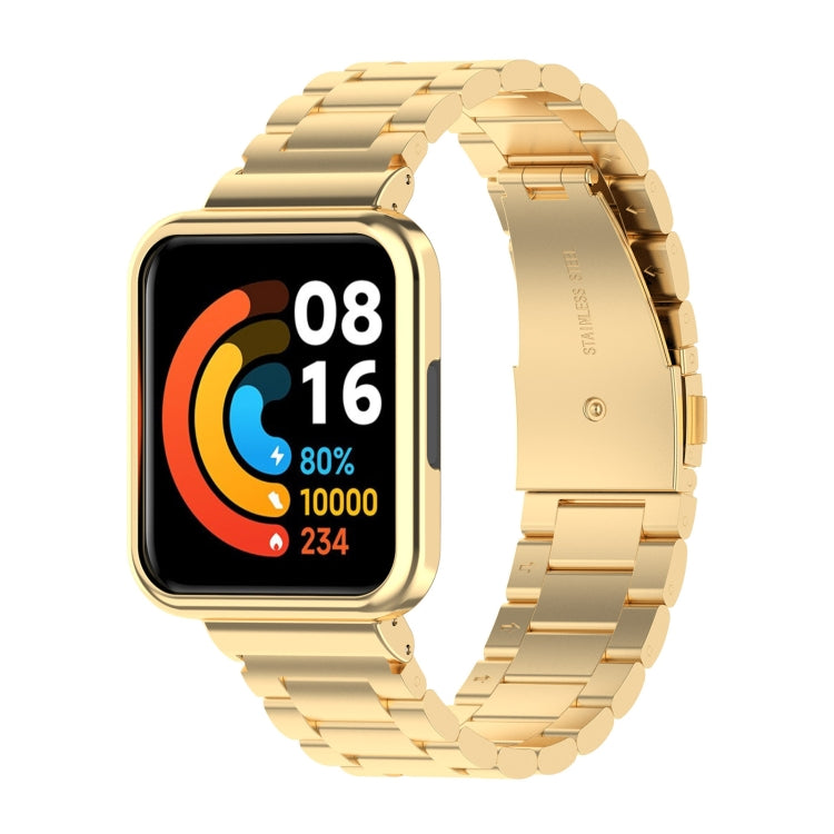 Cinturino in acciaio a tre sfere per Xiaomi Redmi Watch 2 Lite versione internazionale, For Xiaomi Redmi Watch 2 Lite International Version