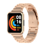 Cinturino in acciaio a tre sfere per Xiaomi Redmi Watch 2 Lite versione internazionale, For Xiaomi Redmi Watch 2 Lite International Version