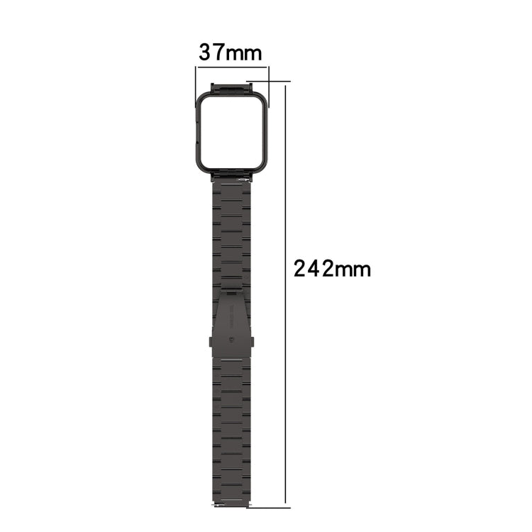 Cinturino in acciaio a tre sfere per Xiaomi Redmi Watch 2 Lite versione internazionale, For Xiaomi Redmi Watch 2 Lite International Version