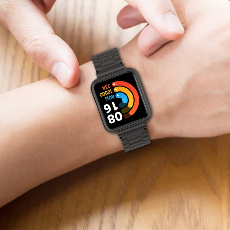 Cinturino in acciaio a tre sfere per Xiaomi Redmi Watch 2 Lite versione internazionale, For Xiaomi Redmi Watch 2 Lite International Version