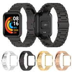 Cinturino in acciaio a tre sfere per Xiaomi Redmi Watch 2 Lite versione internazionale, For Xiaomi Redmi Watch 2 Lite International Version