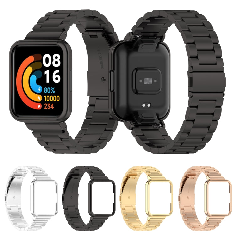 Cinturino in acciaio a tre sfere per Xiaomi Redmi Watch 2 Lite versione internazionale, For Xiaomi Redmi Watch 2 Lite International Version