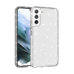 Custodia protettiva antiurto per telefono in polvere glitter stile Terminator, For Samsung Galaxy S21 FE 5G