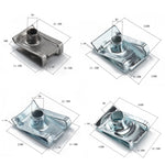 A6827 Dadi a clip per auto/moto 40 in 1 Dado a clip a forma di B, A6827