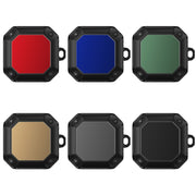 Custodia protettiva per auricolari Mecha Hardware con gancio, For AirPods 3, For AirPods 2 / 1, For AirPods Pro, For Samsung Galaxy Buds 2 / Buds Pro / Buds Live / Buds 2 Pro