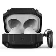 Custodia protettiva per auricolari Mecha Hardware con gancio, For AirPods 3, For AirPods 2 / 1, For AirPods Pro, For Samsung Galaxy Buds 2 / Buds Pro / Buds Live / Buds 2 Pro