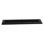 300x80mm RV / Bus Feritoia di ventilazione dritta con viti, A6793
