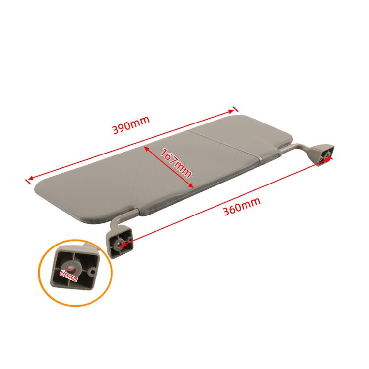 Visiera parasole regolabile per modifica auto, Adjustable Sun Visor