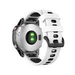 Cinturino in silicone bicolore a sgancio rapido da 22 mm per Garmin Fenix 7 / EPIX