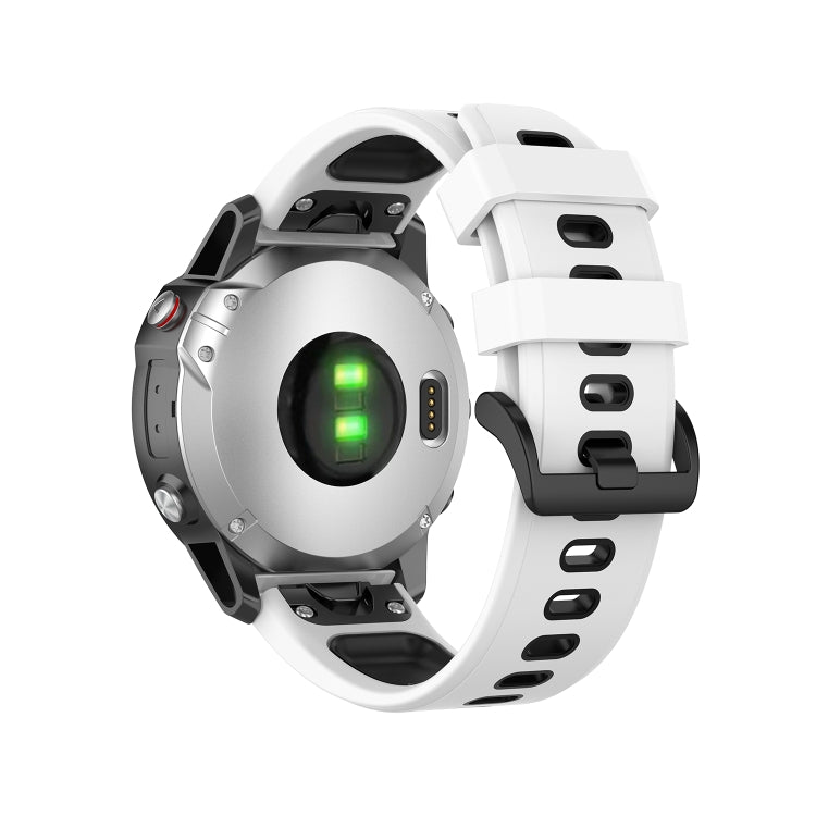 Cinturino in silicone bicolore a sgancio rapido da 22 mm per Garmin Fenix 7 / EPIX
