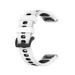 Cinturino in silicone bicolore a sgancio rapido da 22 mm per Garmin Fenix 7 / EPIX
