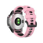 Cinturino in silicone bicolore a sgancio rapido da 22 mm per Garmin Fenix 7 / EPIX