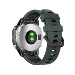 Cinturino in silicone bicolore a sgancio rapido da 22 mm per Garmin Fenix 7 / EPIX