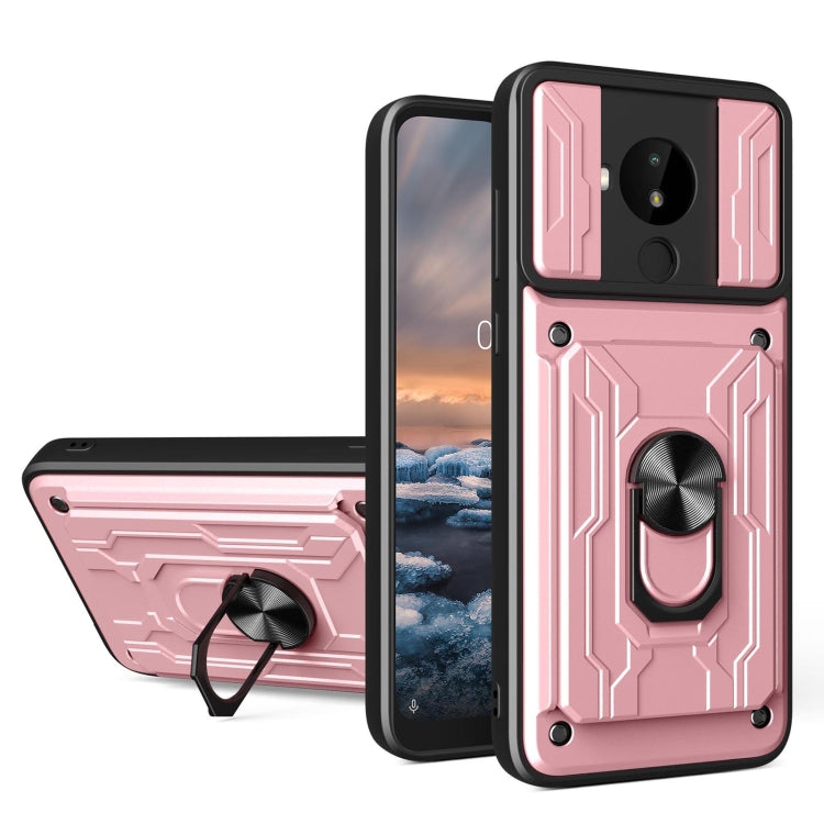 Custodia per telefono con scheda Camshield scorrevole, For Nokia C1, For Nokia C10, For Nokia C30, For Nokia G10