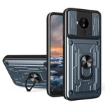 Custodia per telefono con scheda Camshield scorrevole, For Nokia C1, For Nokia C10, For Nokia C30, For Nokia G10