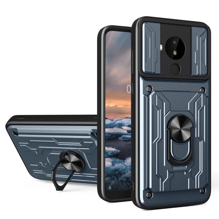 Custodia per telefono con scheda Camshield scorrevole, For Nokia C1, For Nokia C10, For Nokia C30, For Nokia G10