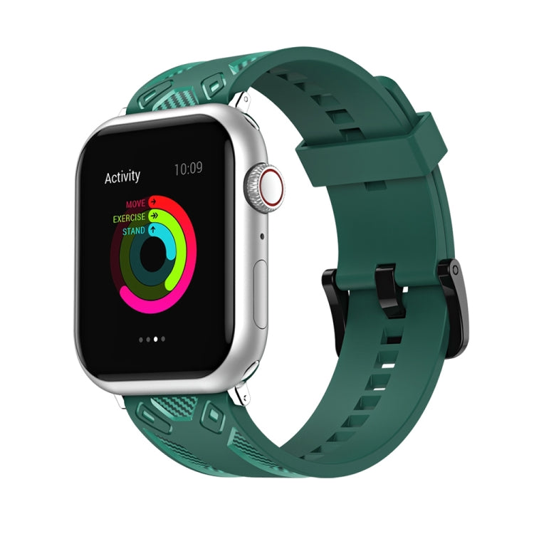 Cinturino con trama in fibra di carbonio per la serie Apple Watch, 7 41mm / 6&SE&5&4 40mm / 3&2&1 38mm, 7 45mm / 6&SE&5&4 44mm / 3&2&1 42mm